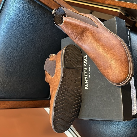 Leather brown boots for young boy - Picture 4 of 4